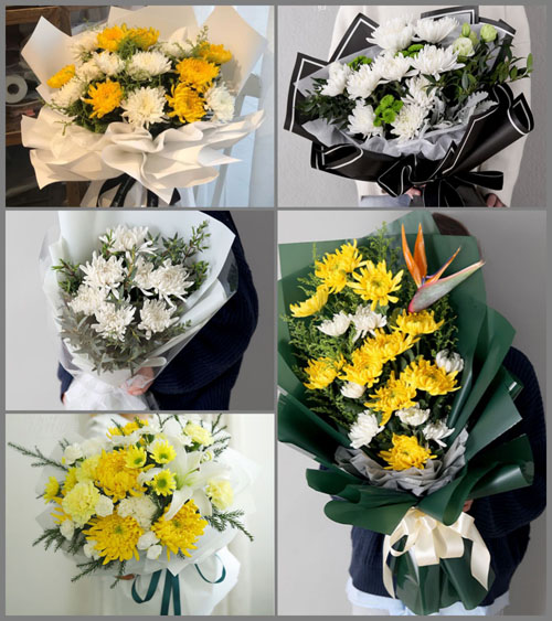 山东青岛平度市云山镇北院后村白事花束代送